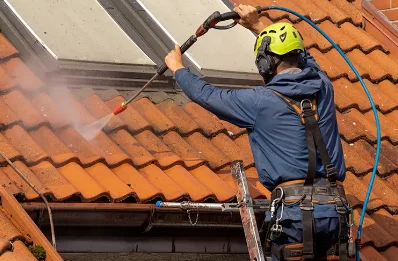 Démoussage et hydrofuge de toiture à Landrais